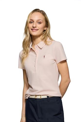 Polo Club Polo Mujer Rosa Algodón de 5 Botones - Poloshirt Manga Corta