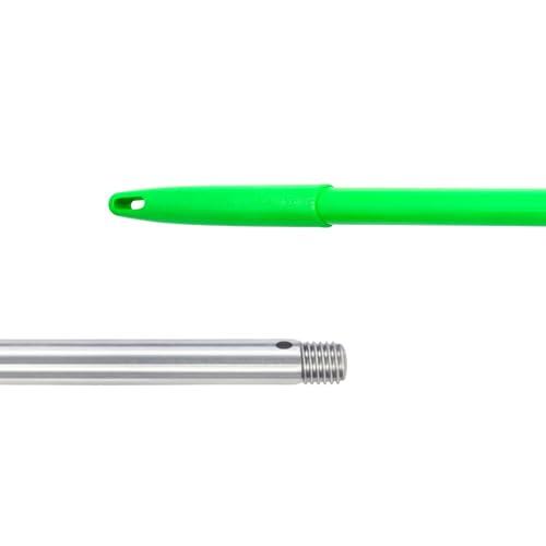 PAMEX- PALO ALUMINIO ECO GALGA ROSCA ITALIANA 140M, EFICAZ Y RESISTENTE, FABRICADO CON ACERO ANTICORRESIÓN, 4 COLORES DISPONIBLES (VERDE)