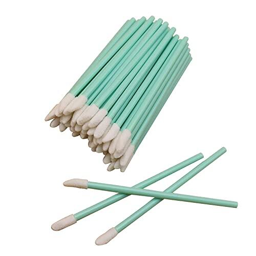 50 brochas de labios desechables portátiles para pintalabios, aplicadoras de brillo, herramienta de maquillaje para viajar, color verde, agradable e inteligente