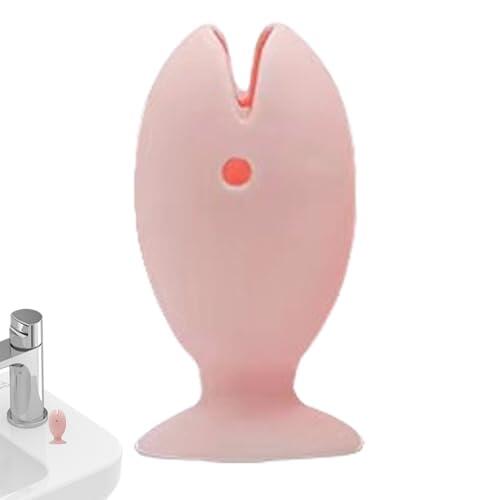 Soporte para cepillo de dientes - 4,5 x 2,6 x 2,6 cm, soporte compacto, forma de de silicona suave, cubierta para cepillo de dientes a prueba de polvo con | Soporte decorativo para el baño