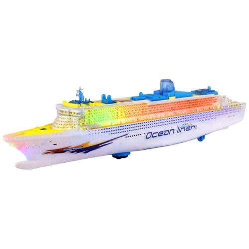 Navegación y Diversión: Todo sobre el Barco de Crucero Eléctrico Multicolor