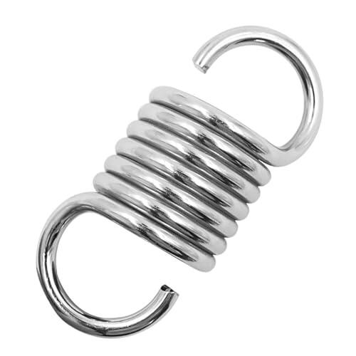 Aoneky Colgador para Saco de Boxeo - Soporta 100 KG, 117 mm Resorte de Acero para Reducir Ruido y Vibración, Muelle de Extensión Accesorios para Colgar Saco de Boxeo Pesado MMA Hamaca (2 Piezas)