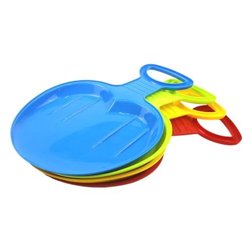 2026 Trineo con colores aleatorios Tabla de asiento deslizante para niños adultos Trineo ligero snowboard esquí deportes de invierno actividades al aire libre snowboard de alto rendimiento (52 cm)