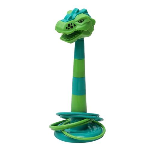 Juego De Lanzar Anillos - Juguete al aire libre Dinosaurio | Juguetes Interactivos para Jardín | para Niños Niñas Camping Picnic Reunión Familiar Cumpleaños Vacaciones Campamento de Verano
