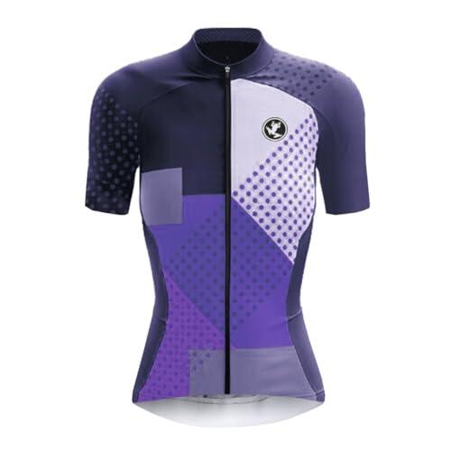 UGLY FROG 2026 Camiseta de Manga Corta de Ciclismo Mujer, Jersey de Ciclismo cómodo Transpirable Secado rápido