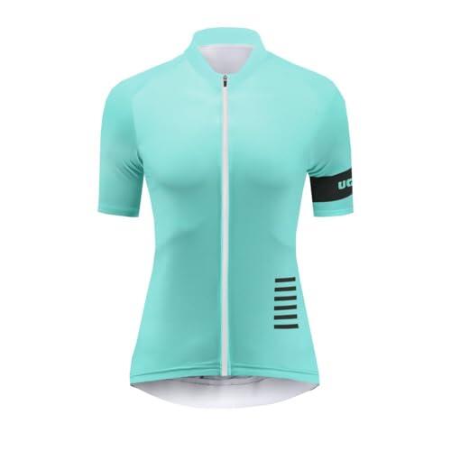 UGLY FROG 2026 Camiseta de Manga Corta de Ciclismo Mujer, Jersey de Ciclismo cómodo Transpirable Secado rápido