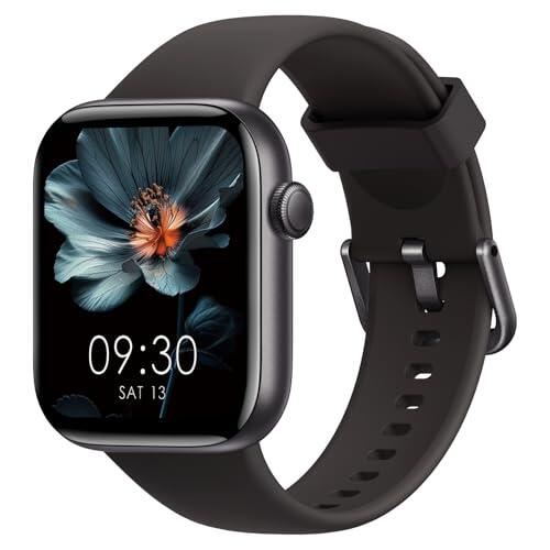 Reloj Inteligente Mujer Hombre, 1.85" Smartwatch con Llamadas Bluetooth, 140+ Modos Deportivos Smart Watch con SpO2/Pulsómetro/Monitor de Sueño/Podómetro, Impermeable IP68 Smart Watch Para Android iOS