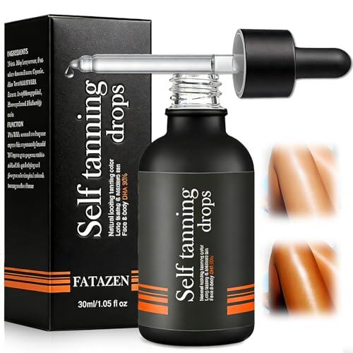 30ml Gotas de Bronceado, Gotas Bronceado Facial, Natural Bronzer Acelerador Bronceados, Naturals y Duradero Para Rostro y Ccuerpo, Realzan El Tono Natural, Potencian La Melanina De Forma