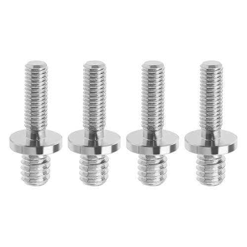 Qury 4 adaptadores de Rosca para trípode de cámara, M5 a Tornillo Exterior de 1/4 Pulgadas, Adaptador Universal para cardán y Soportes de luz