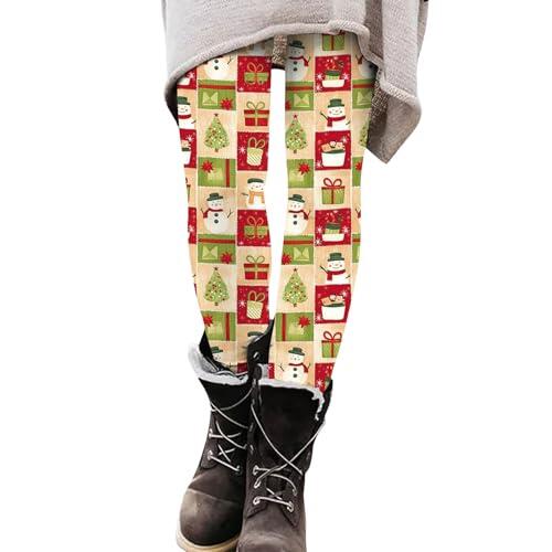 Genérico - Pantalón casual para mujer, estampado festivo, cómodo, para vacaciones, cintura elástica, corte fluido, suave, diario, estirable ligero, multicolor, XXL