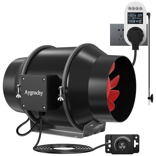 Control Climático de Precisión: Análisis del Extractor Aygrochy de 125 mm