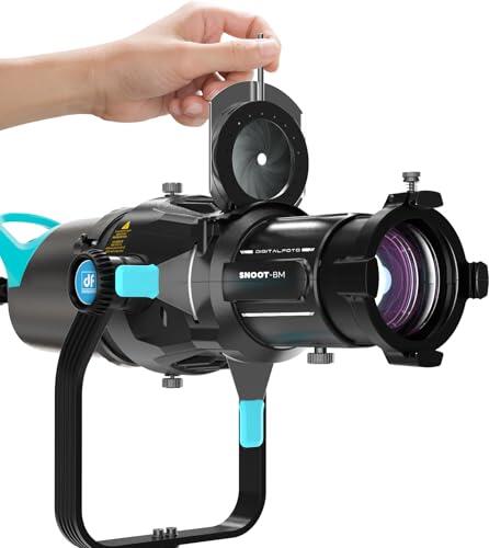 DF DIGITALFOTO Proyector óptico Snoot Bowens Mount GOBO con Iris