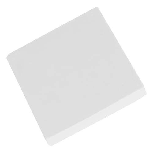 SUPVOX Tabla de Yeso para Esculpir Cerámica y Arcilla Diy, Base Cuadrada 10x10x1,6 Cm, Placa para Manualidades Artísticas, Superficie Lisa, Reutilizable para Estudiantes y Aficionados