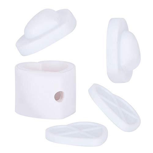 Tomantery Molde de Corazón de Plástico Flexible para Manualidades de Cuero, Molde Hecho a Mano Fácil de Limpiar para Resultados de Calidad Profesional - de Artesanía de Cuero, de Bricolaje, para Uso
