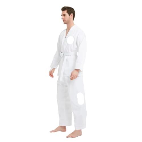 Traje De Judo Trajes profesionales de Judo, uniforme Taekwondo, traje Doboks for estudiantes, Kimono, ropa artes marciales, Fitness Gi manga larga(L-160CM)