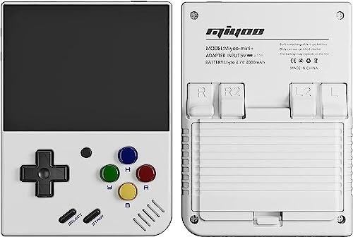 Consola de juegos portátil, consola retro de código abierto con tarjeta TF de 64 G, más de 7000 juegos clásicos, soporte WiFi