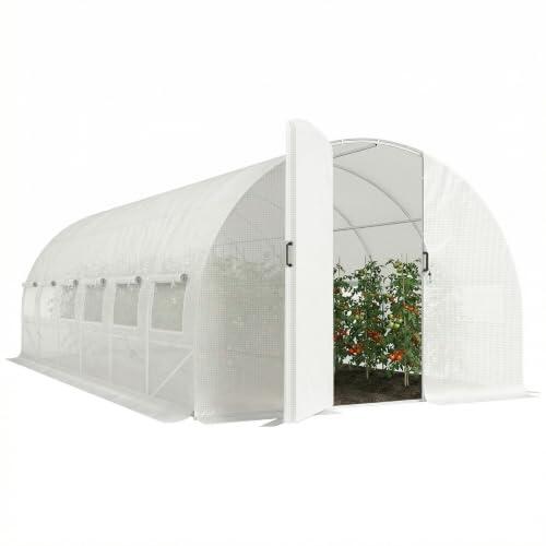 Cultivos Protegidos a Gran Escala: Análisis del Invernadero Exterior Outsunny 6x3x2 m