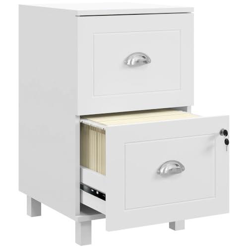 Optimiza tu Espacio de Trabajo con la Cajonera HOMCOM de Dos Cajones