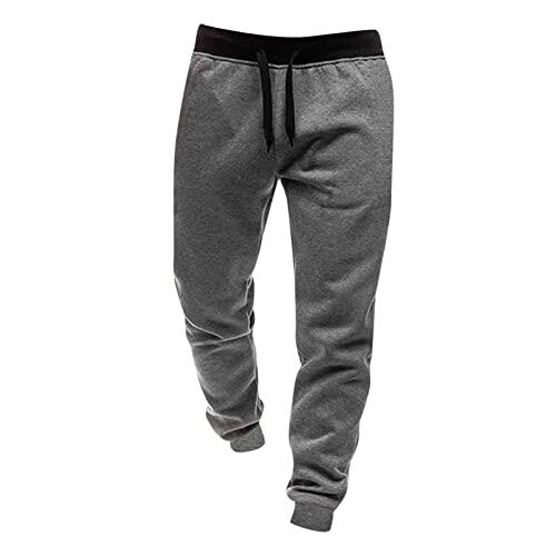 Pantalones casuales para hombre, estilo Hip Hop, cómodos en chándal con bolsillos y cordón, b, XL