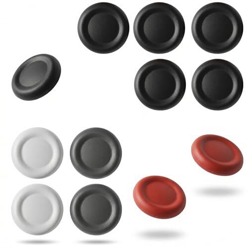 MatoSan Thumbstick - Tapas de repuesto de silicona compatibles con los mandos PS5 y PS4 - Agarre antideslizante para un control más preciso - Tapas protectoras para palos analógicos (12 x TPU)