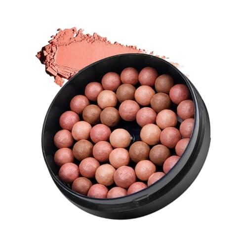 Colorete En Crema Para Pieles Maduras - Bola De Rodillo De Colorete Ligera, Maquillaje Facial | Para Iluminar Debajo De Los Ojos Esculpir Las Mejillas Resaltar El Contorno Ocasiones Especiales Brillo