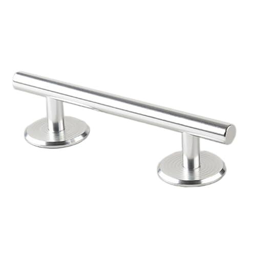 RNXRZANK Fingerboard con Rieles Redondos, Diseño Estable, Calidad Profesional, Acero Inoxidable, Superficie Lisa, Versátil, Adecuado para Usuarios Principiante, Plata 15cm