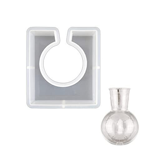 XuQiZZpp Molde de silicona para florero, estación de propagación de plantas, molde de resina, perfecto para plantas hidropónicas, decoración del hogar, jardín, boda