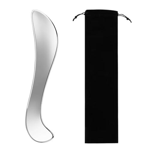 Gua Sha Acero Inoxidable, Herramienta GuaSha Facial, Herramienta Gua Sha para el cuerpo, para cara, pierna, hombro, cuello
