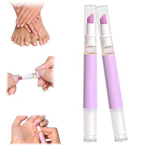 IWIDYA 2 en 1 quitacutículas líquido,cuidado para reparar uñas secas dañadas,Un práctico lápiz para el cuidado de las uñas, adecuado tanto para viajar como para usar en casa.