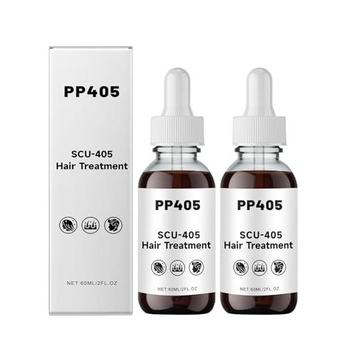 2 Piezas PP 405 Hair Growth Oil, Aceite Fortalecedor Para El Cabello, Para Un Cabello Más Denso Y Con Cuerpo, Tratamiento Ligero De Rápida Absorción, Cuida El Cuero Cabelludo