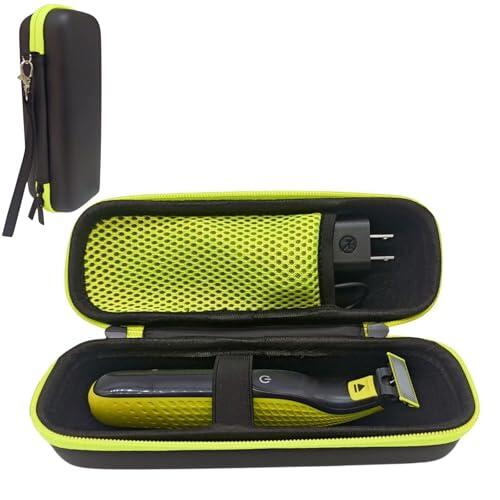 Funda de viaje para One Blade, Rasierer-Funda para OneBlade QP2530/30, QP2630/30, QP2520/30, QP2520/65, piel, 21 x 6,5 x 6,5 cm