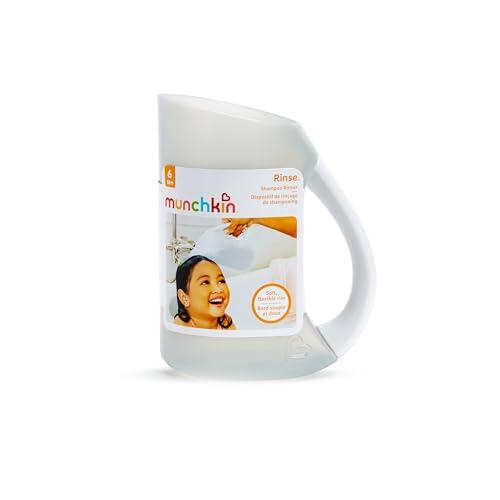Munchkin Jarra Baño Reborde Suave Bebé | Enjuague | Gris