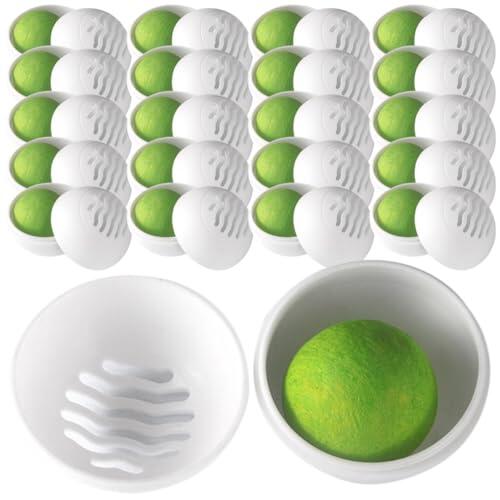 FRCOLOR Bolas Desodorantes para Zapatos 24 Piezas, Ambientador para Zapatillas Deportivas y Armarios, Elimina Olores y Mantiene Frescura en Zapateros y Bolsas de Gimnasio