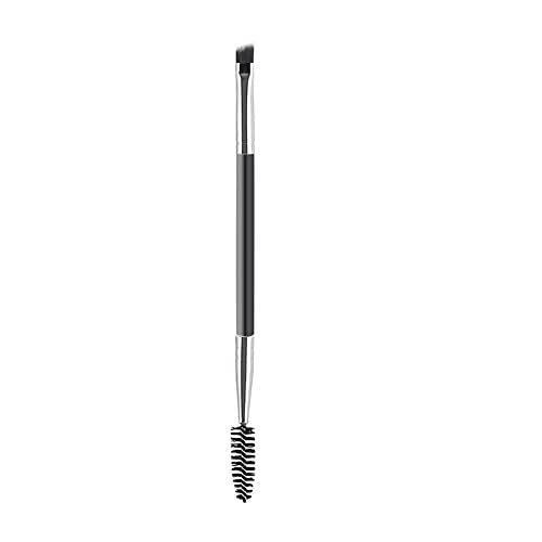 Cepillo de cejas profesional para dar forma a la cara, cepillos de cejas, herramientas de pestañas, delineador de ojos, negro/plateado hermoso y hábil