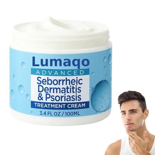 Lumaqo Crema Barba Dermatitis, Hidratación Natural, Crema Reparadora para Barba Lumaqo, Deja la y la piel Suaves y Calmadas, para Todo Tipo de Piel (1 Caja)