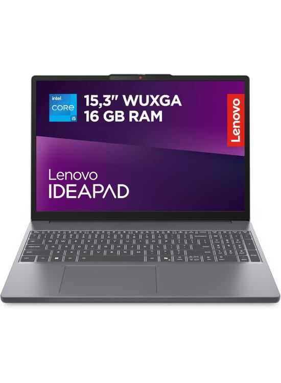 Lenovo IdeaPad Slim 3 Gen 10 – Ordenador Portátil 15.3" WUXGA (Intel Core i5-13420H, 16 GB RAM, 512 GB SSD, Gráficos Intel UHD, Wi-Fi 6, Windows 11 Home) Teclado QWERTY Español - Gris Luna