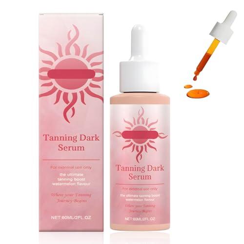 Autobronceador Facial,uso externo Gotas Bronceadoras 60 Ml Para Un Bronceado Natural Sin Sol, Gotas Autobronceadoras Faciales Suave Y Rápido, Para Hombres Y Mujeres, Un Brillo Natural