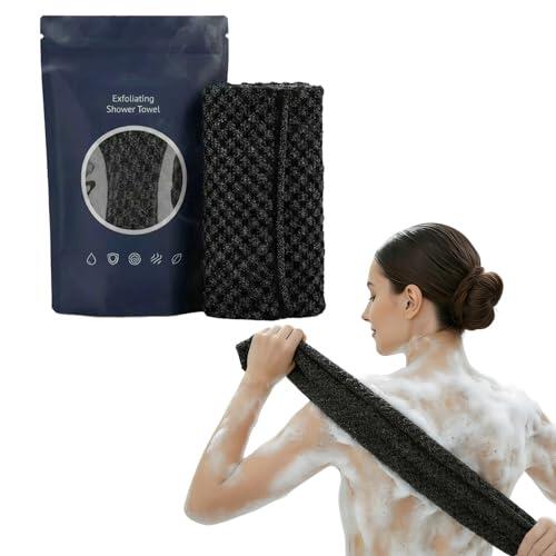 Isamundo Toalla Exfoliante - Limpia Tu Espalda Fácilmente, Toalla Exfoliante Corporal Isamundo Exfoliación Suave, Secado Rápido, Uso Diario (1PC)