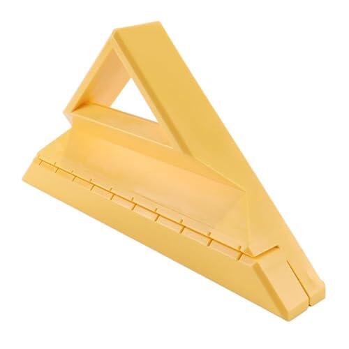 Ubric Herramientas para baldosas cuadradas, 45 grados, inglete, herramienta para revestimiento de bordes, color amarillo