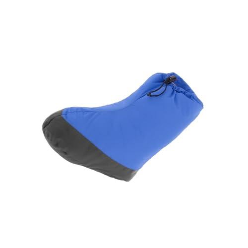 kesurpae Botines de plumón portátiles, calcetines cálidos, duraderos, suaves y cómodos, ideales para acampar y eventos, botas ultraligeras impermeables con relleno de plumón.