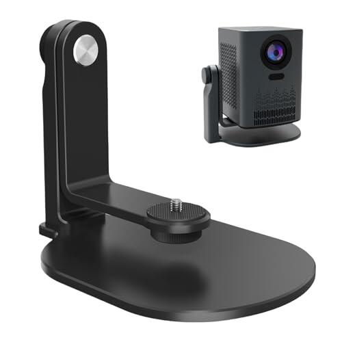 Soporte para proyector de mesa, soporte de escritorio para proyector, giratorio 360°, soporte ajustable para proyector de mesa, soporte para proyector de escritorio, compatible con todos los