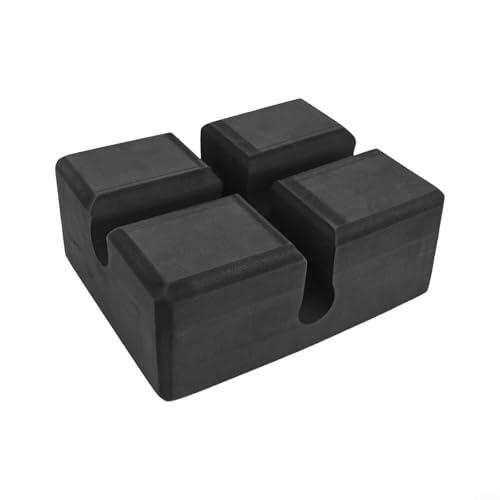 Vidonergy Bloque de ladrillo EVA para entrenamiento de fuerza, 18 x 14,4 x 8 cm, tapete de prensa de banco de fitness, bloque de apoyo ligero y amortiguador, color negro