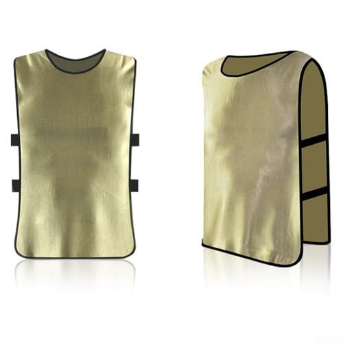 Shophubio Chaleco de entrenamiento deportivo para niños, chaleco de fútbol de poliéster de secado rápido para deportes de equipo juvenil, fútbol, baloncesto, rugby y críquet (12)