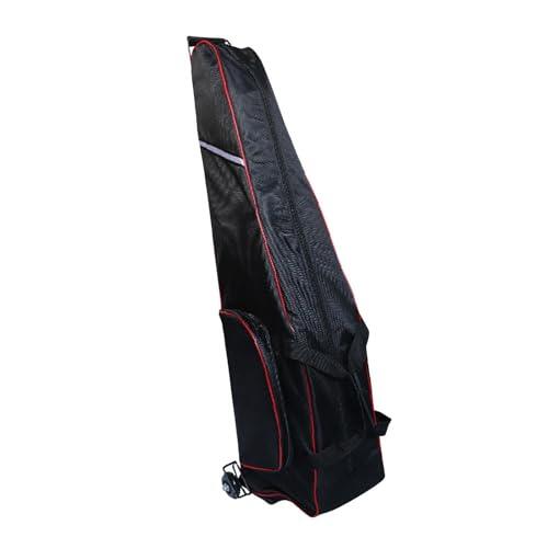 LIXSAZSE Mochila de esgrima, Bolso con Ruedas, Bolsa de Almacenamiento para Equipo esgrima, Tela Oxford Que Ofrece Movilidad y eficiencia, Bolsa con Ruedas, Deportiva portátil, Negro, 120x35x25cm