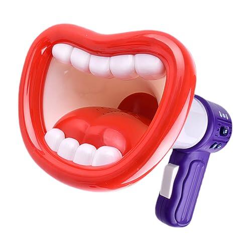 Genérico Altavoz Que Cambia de Voz: 6,3 x 4,33 x 5,12 Pulgadas, megáfono ABS portátil de Mano, Llavero Mini megáfono con Sonido Claro | Altavoz de para Infantiles, Equipo de porristas