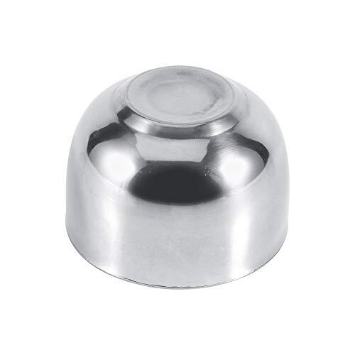 Naroote Jabonera de Afeitar Duradera de Acero Inoxidable para Crear Burbujas y Organizar Herramientas de Afeitado, Adecuada para Hombres, 2,91 X 1,18 X 1,96 Pulgadas