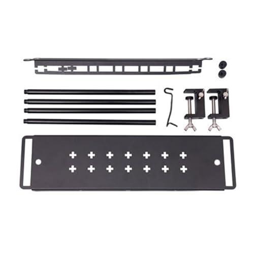 Generico Estante de mesa de camping plegable, estantería de mesa de