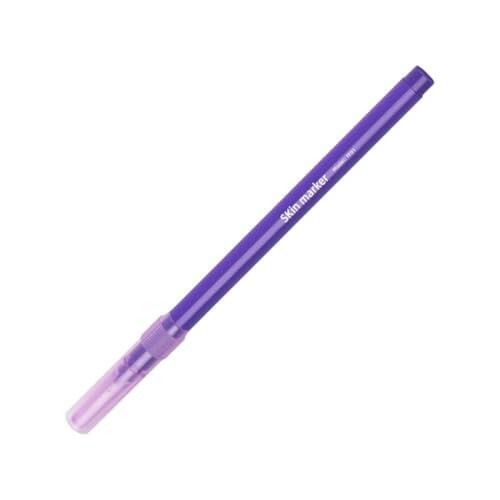 Brxmpn Rotulador para Piel, Punta Quirúrgica, para Tatuajes (0,5 Mm, 1 Mm), Regla De Papel, Posicionamiento, Arte Corporal, con Reglas