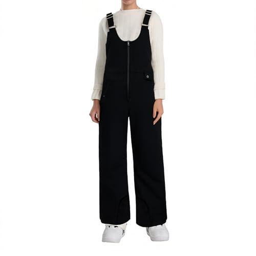 Generisch Mono de invierno aislado para snowboard esquí a prueba de viento, traje profesional para hombre, ropa deportiva de invierno (negro, XL)