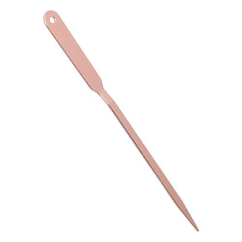 SKISUNO Abrecartas Portátil de Acero Inoxidable Mango Ergonómico, Herramienta Multifuncional para Abrir Sobres, Doblar Papel y Scrapbooking, Adecuado para Oficina, Hogar y Manualidades